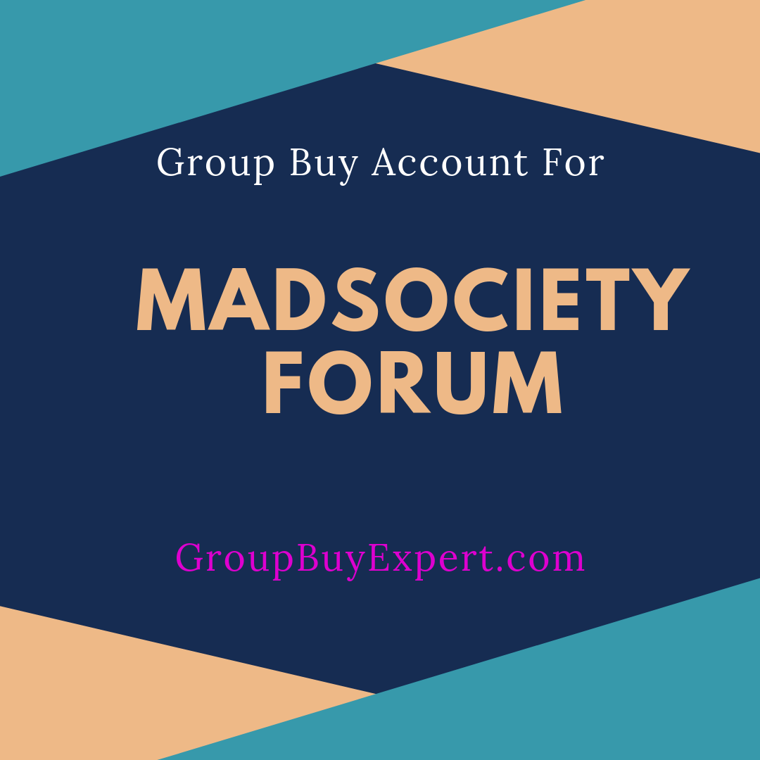Madsociety Group Buy Account