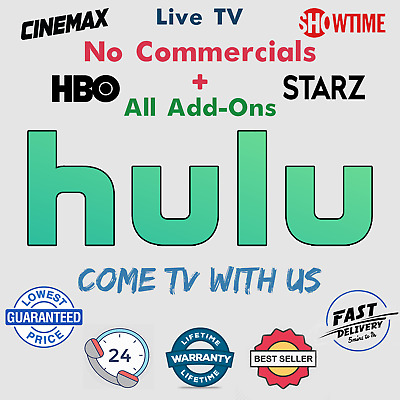 HULU PREMIUM ACCOUNT WITH ALL ADDONS - 12 months access