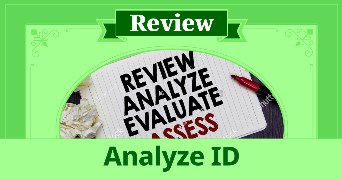 Analyze ID,Analyze ID review