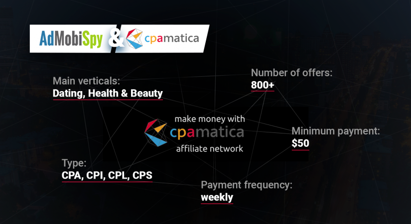 CPAmatica Affiliate Marketing Reviews Global Offers In House 