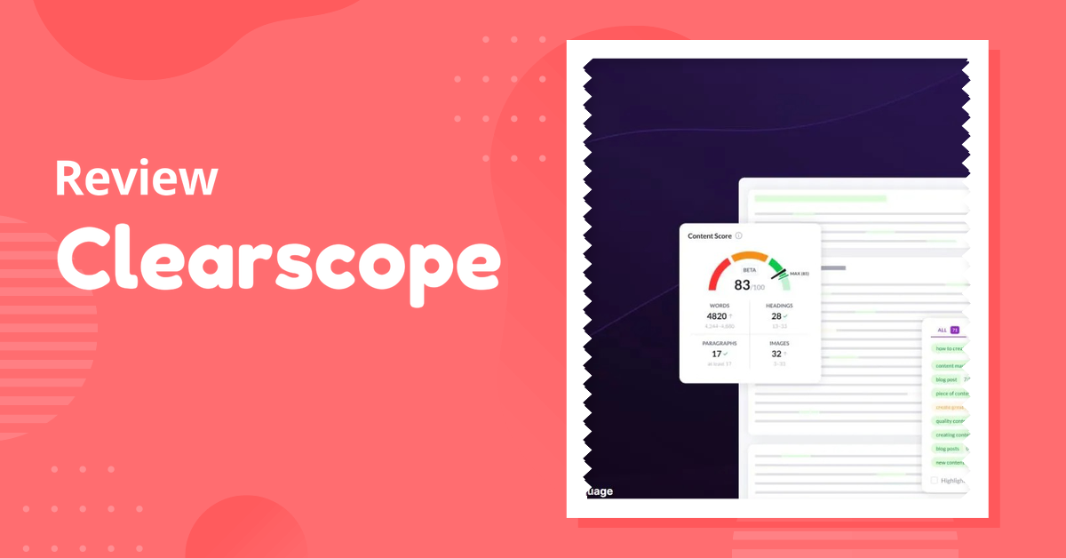 Clearscope,Clearscope review