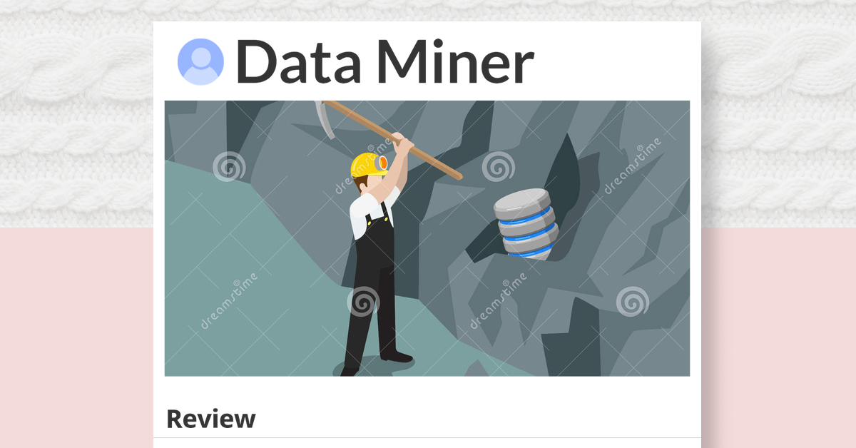 Data Miner,Data Miner review