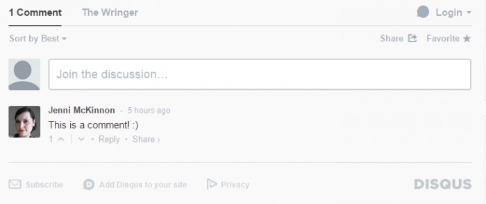 disqus login