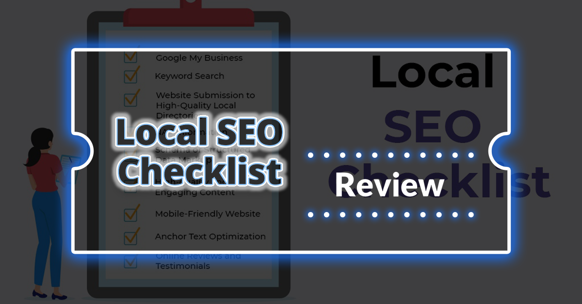 Local SEO Checklist,Local SEO Checklist review