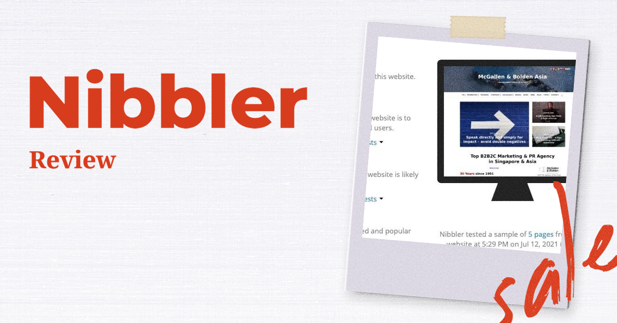 nibbler test any website,nibbler test any website review