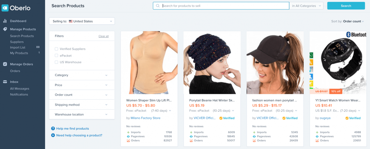 Oberlo Shopify Dropshipping Reviews: Chrome Extension Free ...