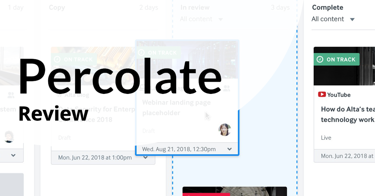 Percolate,Percolate review