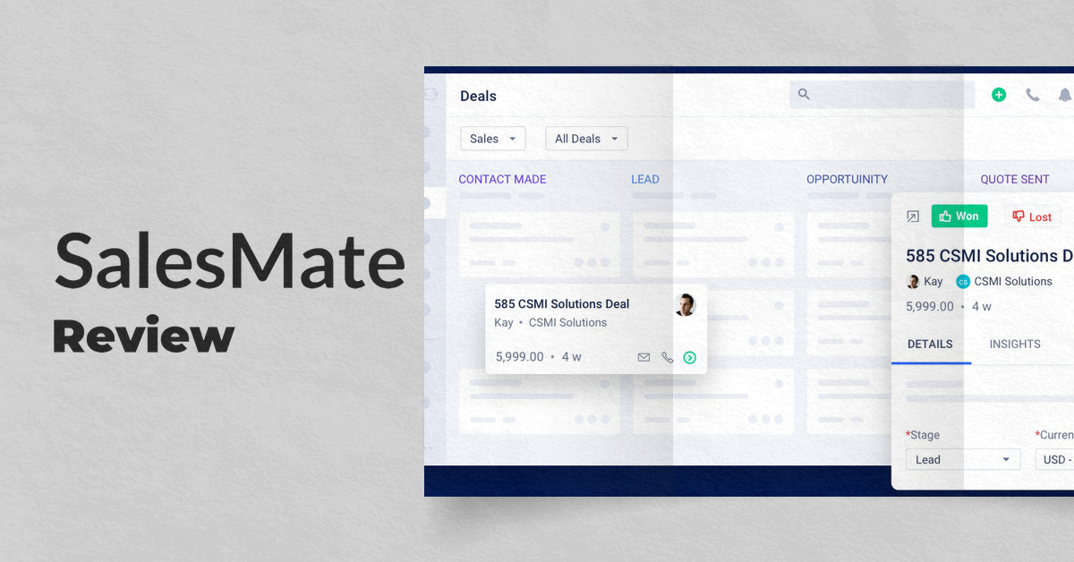 SalesMate,SalesMate review
