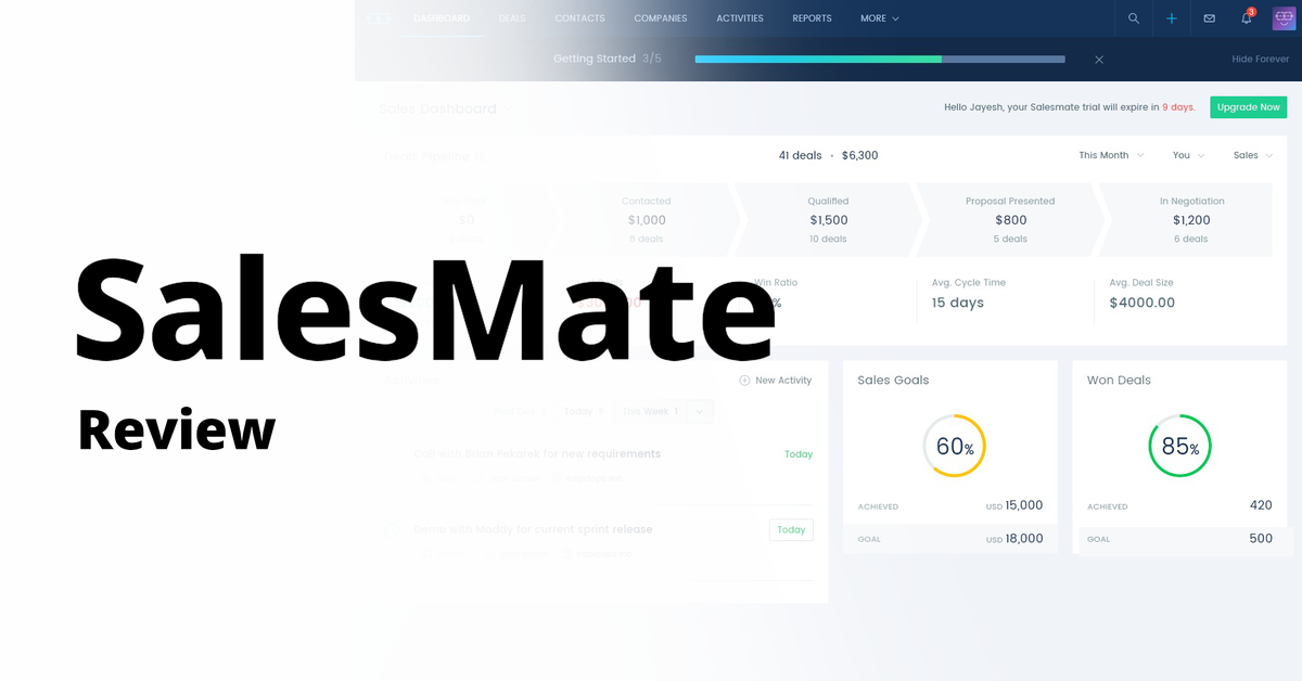 SalesMate,SalesMate review