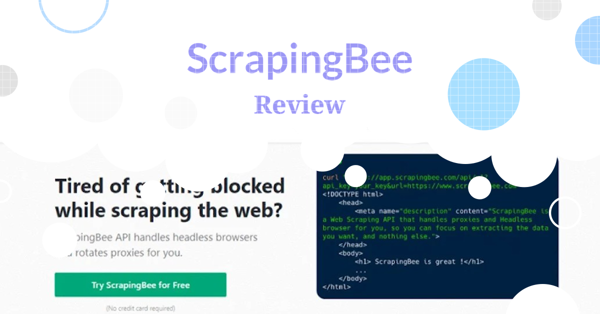 ScrapingBee,ScrapingBee review