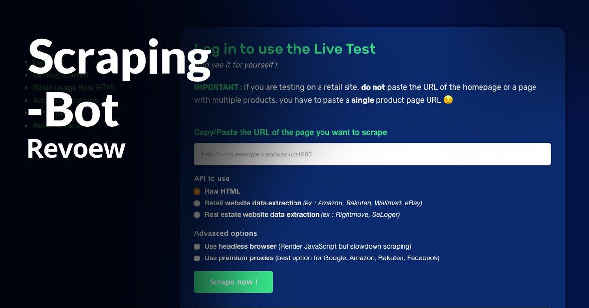scraping-bot,scraping-bot review