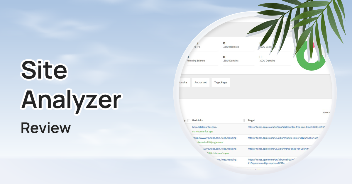 Site Analyzer,Site Analyzer review