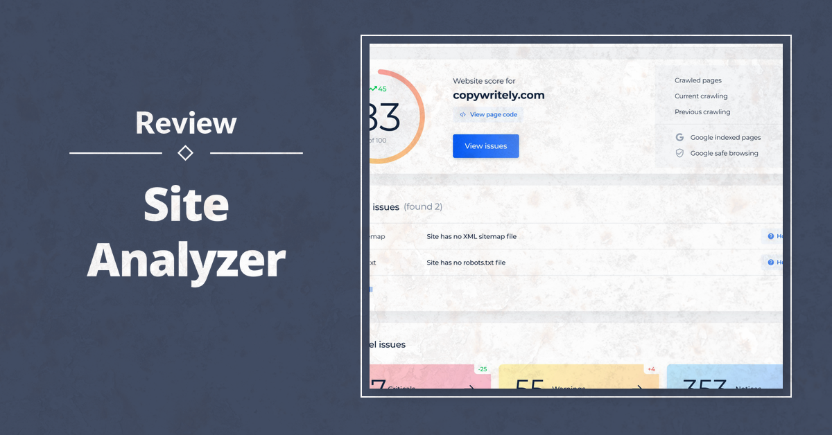 Site Analyzer,Site Analyzer review