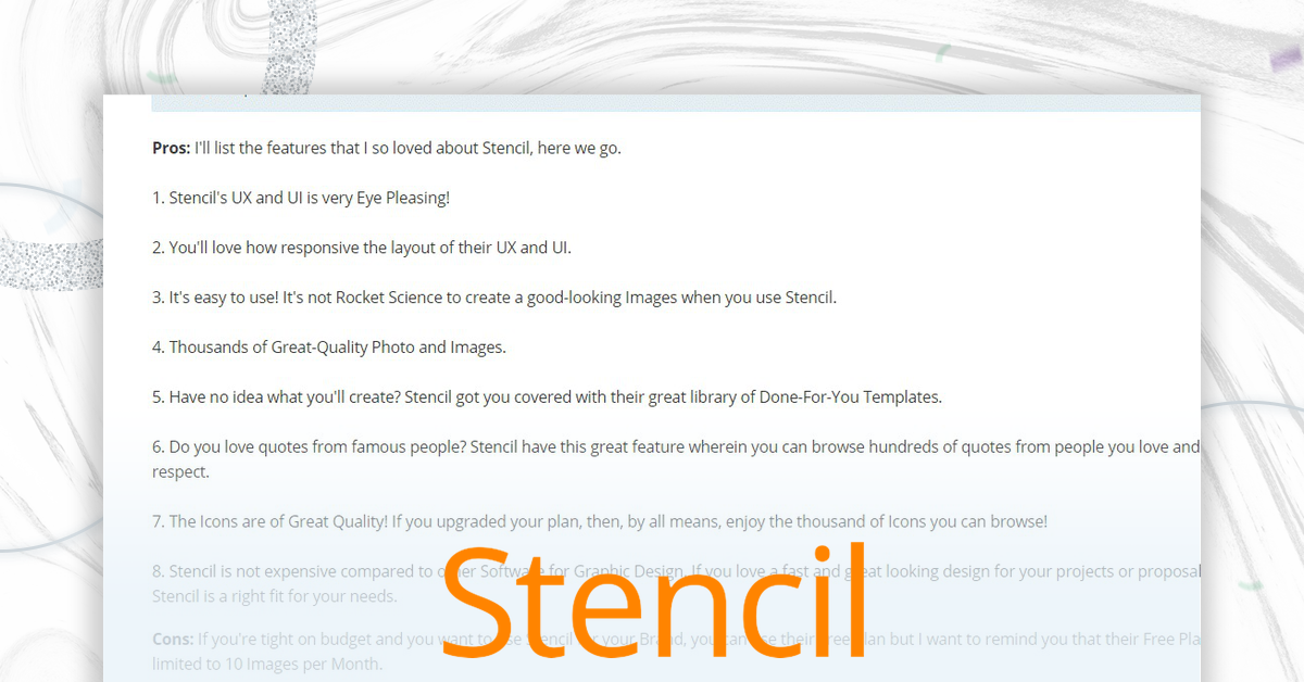 Stencil,Stencil review