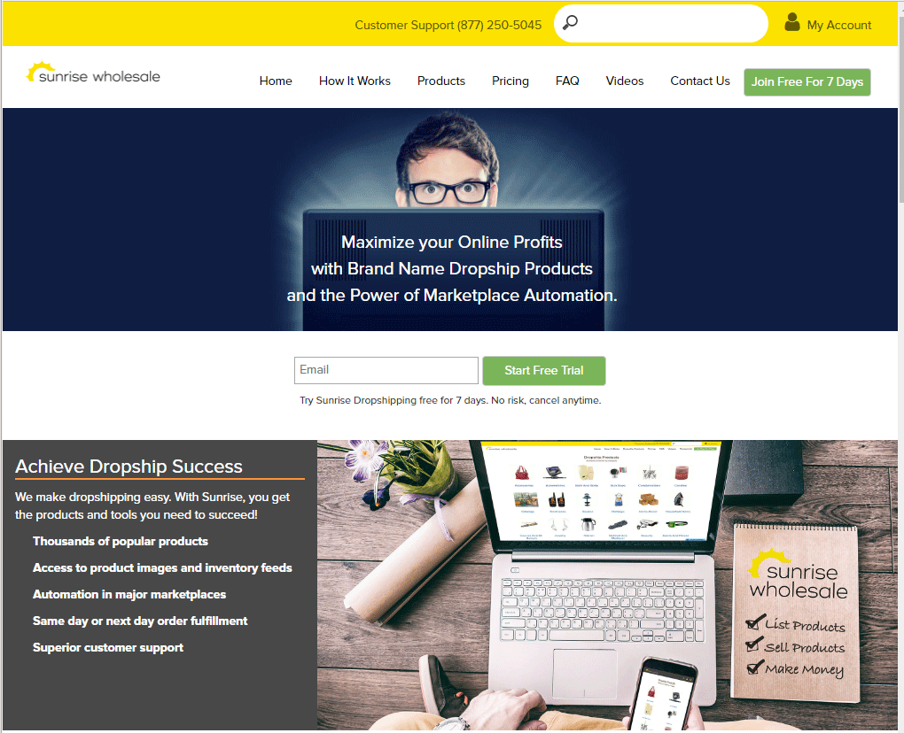 sunrise wholesale reviews