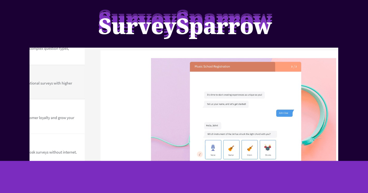 SurveySparrow,SurveySparrow review