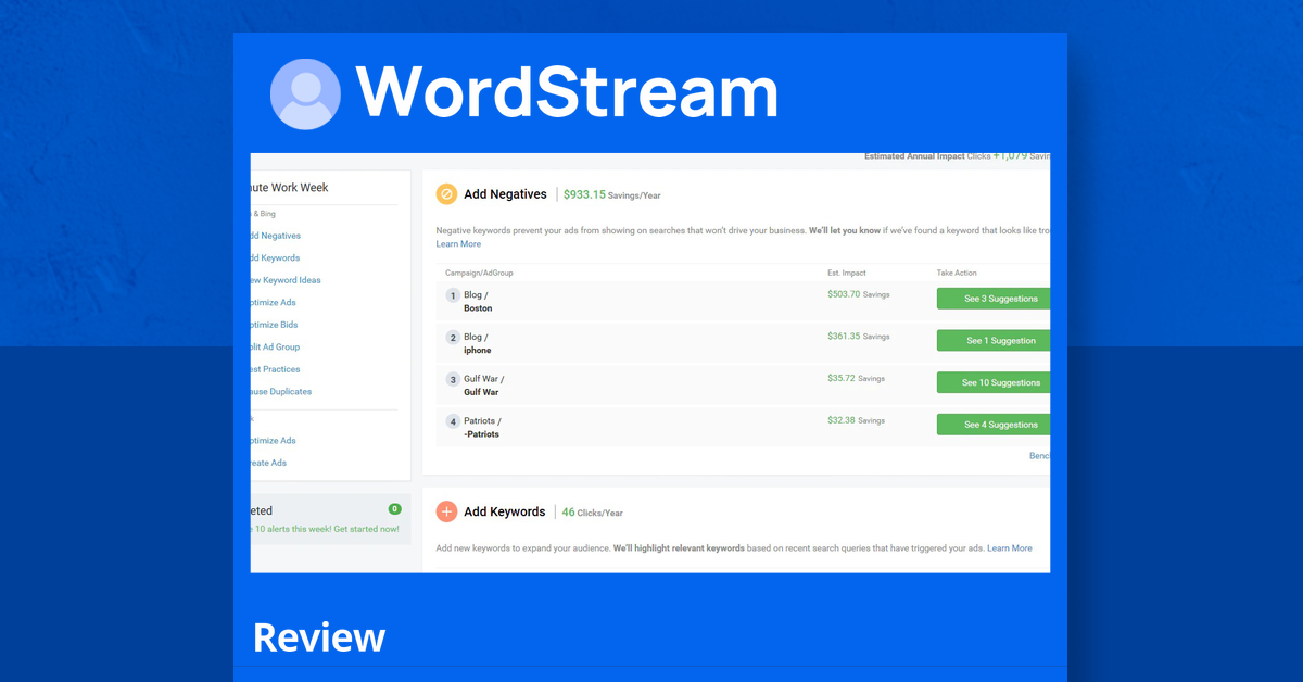 WordStream,WordStream review