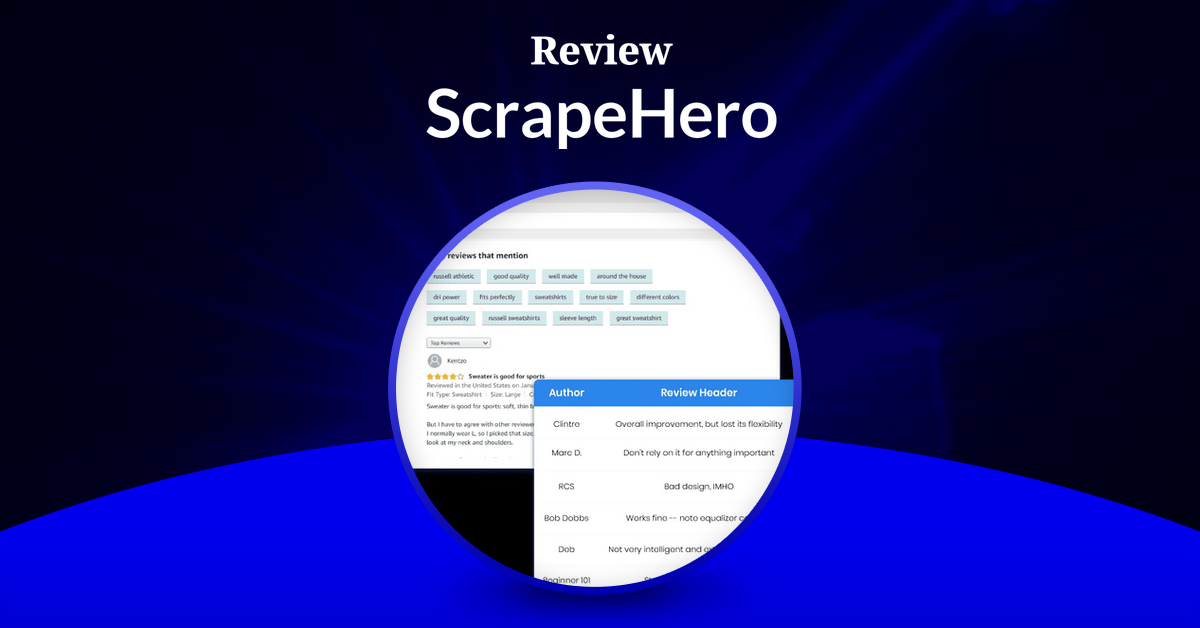 scrapehero,scrapehero review