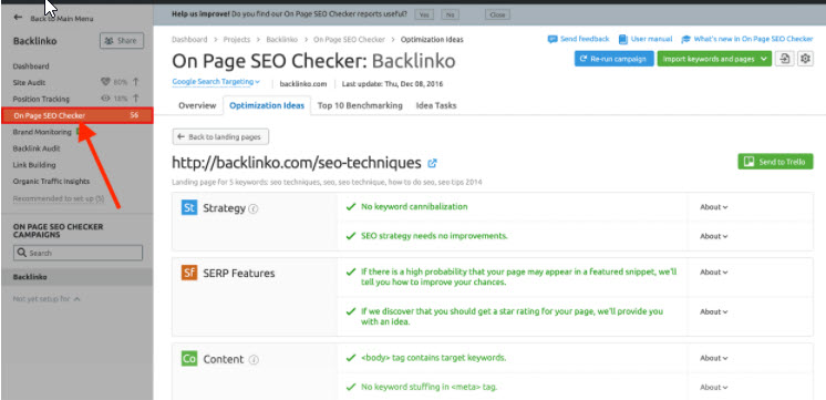 On-page SEO checker