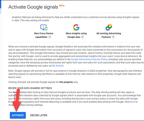Google Signals