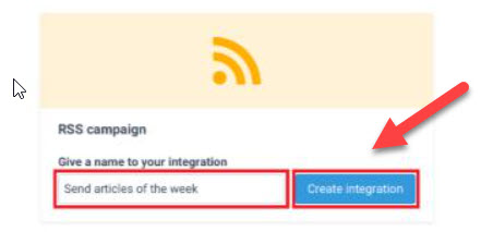name sendinblue rss campaign integration