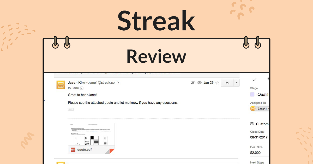 Streak,Streak review