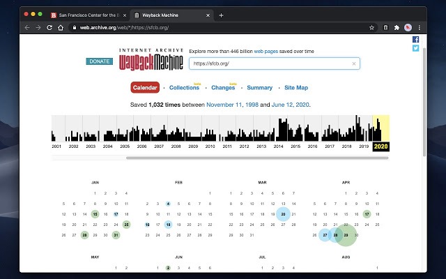 internet archive wayback machine