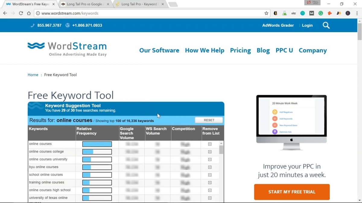 wordstream login