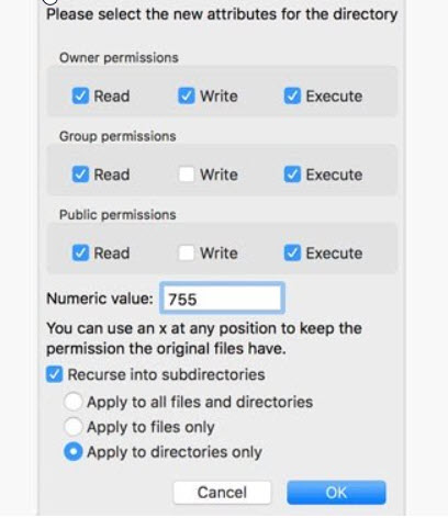 set file permission 2