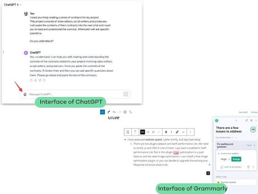 Grammarly vs ChatGPT enhances creativity in your writing