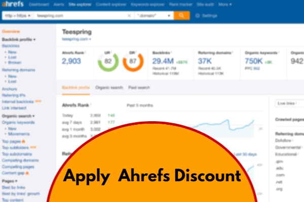 Demonstrating the process of entering a discount code.