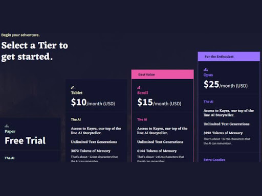 Sign up for a novelai free subscription