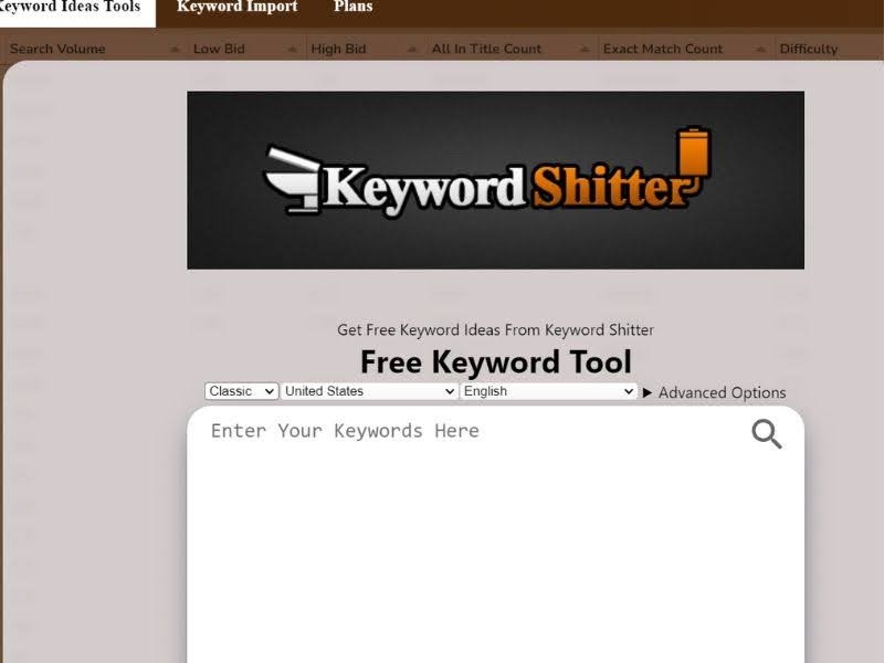 Overview of keyword shitter