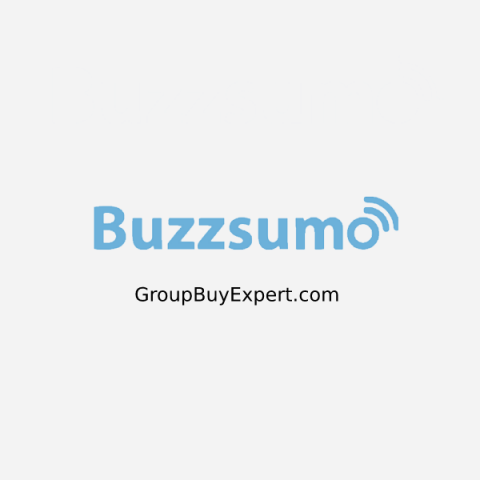 Buzzsumo Group Buy Account