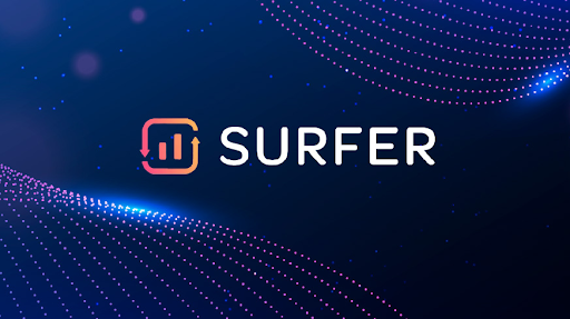 Surfer SEO dashboard showing content optimization suggestions